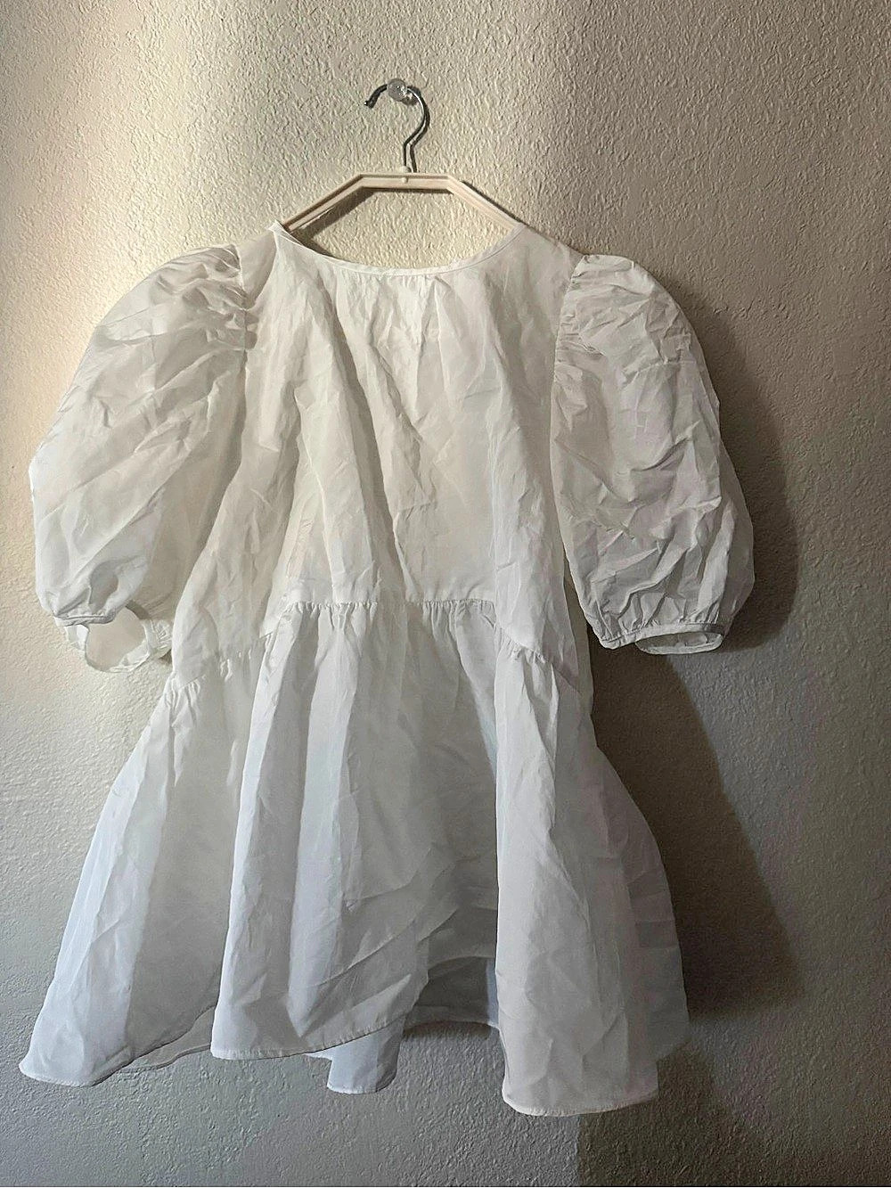 Aritzia Wilfred White babydoll top Size XS NWT